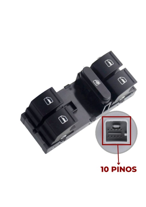 Interruptor Vidro Elétrico Amarok Tiguan Quádruplo