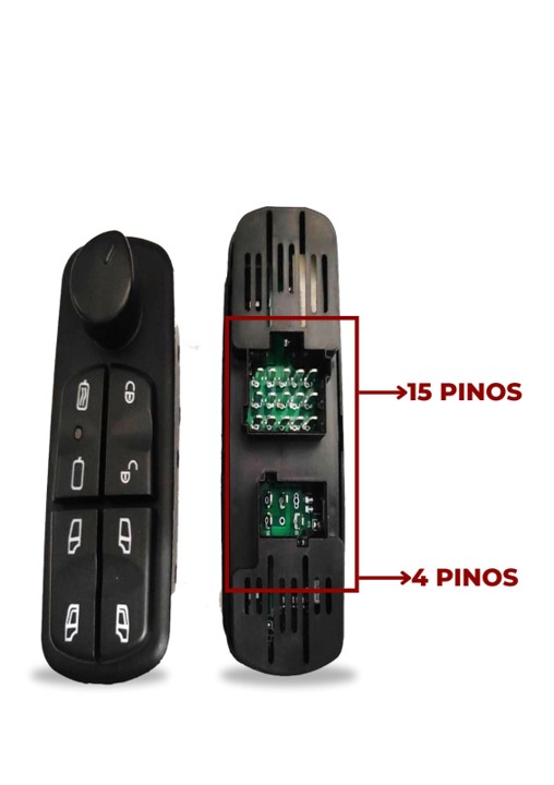 Interruptor Vidro Eletrico Axor Atego Actros Lado Direito