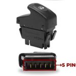 Interruptor Vidro Eletrico Clio 5 Pinos