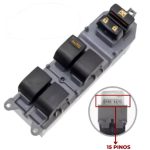 Interruptor Vidro Eletrico Corolla 2009 a 2014 Rav 2006 a 2016 15 Pinos