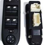 Interruptor Vidro Eletrico Peugeot Led Branco 2008 208 308 2014 em diante Citroen 2014 em diante
