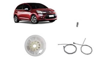Kit Reparo Vidro Elétrico C3 Dianteiro Todos