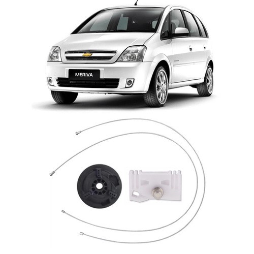 Kit Reparo Vidro Elétrico Meriva Lado Direito Traseiro