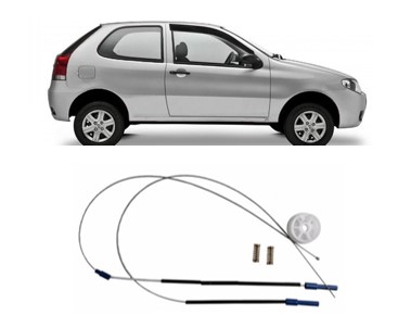 Kit Reparo Vidro Elétrico Pálio 2 Portas(P/ Motor Cebi)