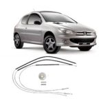 Kit Reparo Vidro Elétrico Peugeot 206 2 Portas