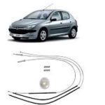 Kit Reparo Vidro Elétrico Peugeot 206 4 Portas Dt